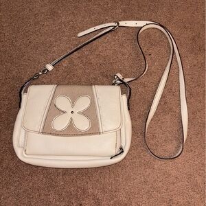 5/$25 Adorable Flower emblem crossbody purse